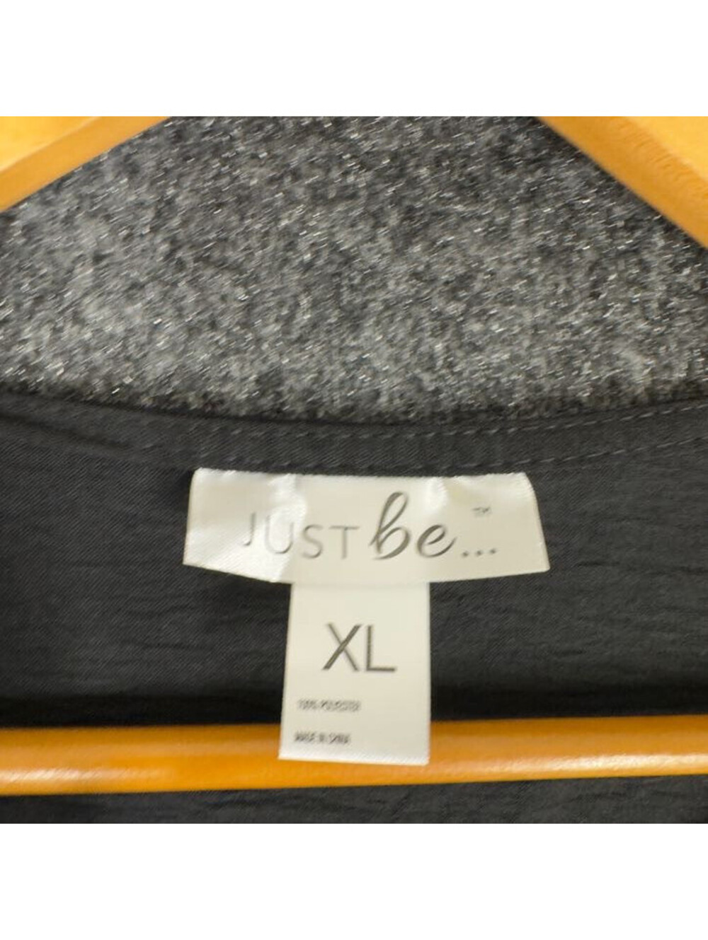 New Just Be ... Blouse Women XL Black Sleeveless Wide Strap Pockets Casual Solid - Picture 7 of 9
